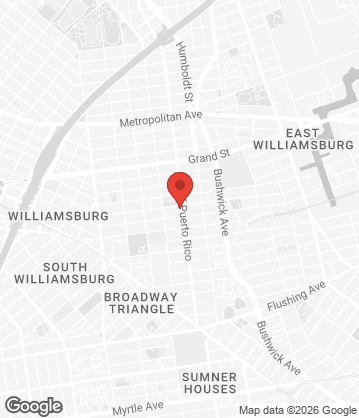 Map of Pizzette - 191 Graham Ave, Brooklyn, NY, 11206, US